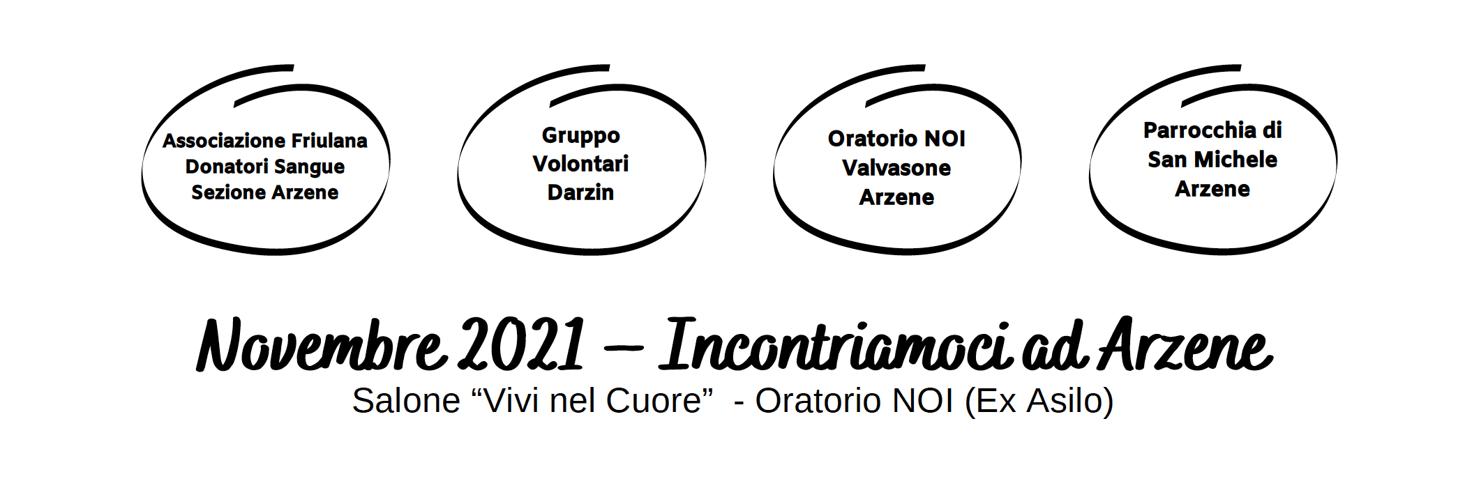 Novembre 2021 – Incontriamoci ad Arzene